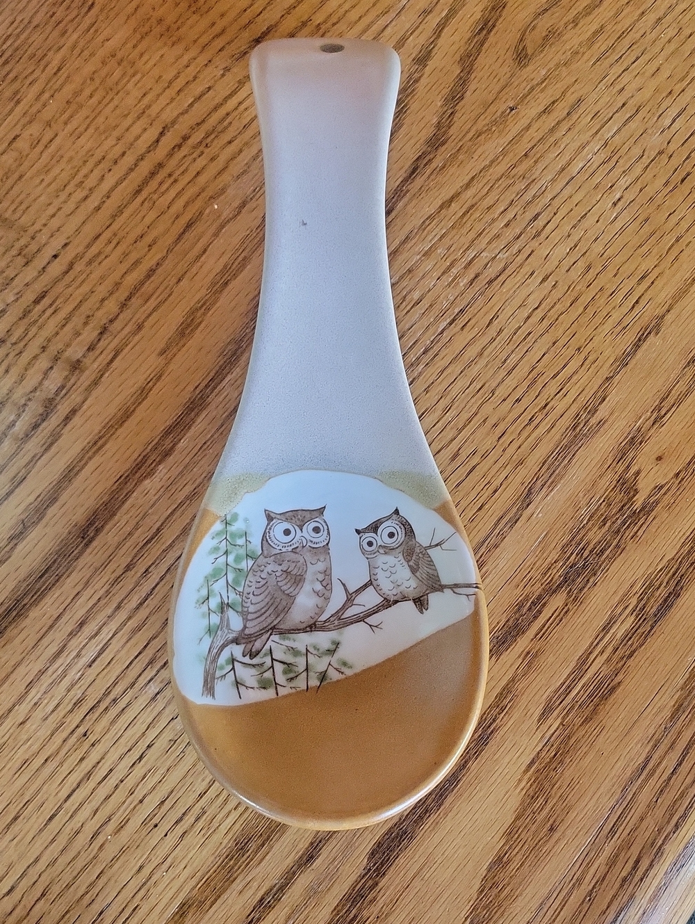 Vintage Owl Spoon Rest